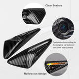 Turn Signal Side Camera Full Protection Cover HW2.0-3.0 Compatible with Tesla Model 3/Y/S/X (Non HW4.0 Version) 2Pcs Side Marker Indicator Cap Decoration Accessories