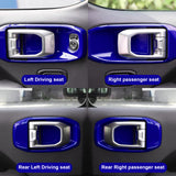 x xotic tech Door Handle Bowl Cover Decor Trim for Jeep Wrangler JL JLU 2018-up Gladiator JT 2020-up Interior Accessories(4Pcs)