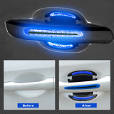 Auto Door Open Handle Bowl Warning Reflective Night Safety Stickers Decoration