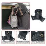 2PCS Aluminum Rear Trunk Tote Grocery Bag HandBag Organizer Holder Strong Load Capacity Hanger Hook Compatible with Tesla Model 3 2018-2023