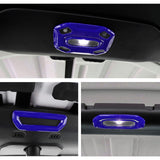 x xotic tech Dome Light Cover Trim Set Decoration Compatible with Jeep Wrangler JL JLU 2018-2023 & Gladiator JT 2020-2023 Interior Accessories(3Pcs)