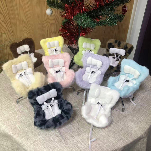 Cute Doll Mini Safety Seat Air Vent Clip Car Interior Decoration Accessories