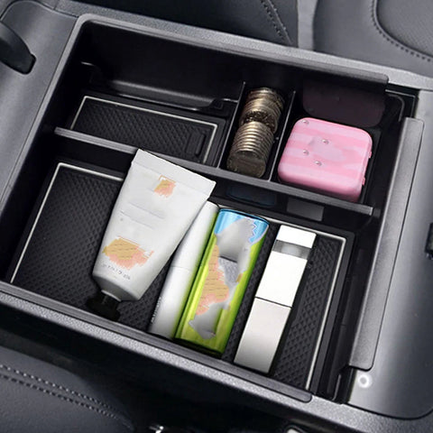 1x Armrest Cover Seat Box Organizer For Hyundai Tucson Limited Hybrid 2022 2023