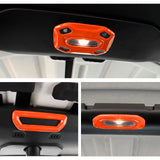 x xotic tech Dome Light Cover Trim Set Decoration Compatible with Jeep Wrangler JL JLU 2018-2023 & Gladiator JT 2020-2023 Interior Accessories(3Pcs)