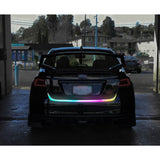 Multicolor RGB Trunk Tail LED Knight Rider Strip Brake Turn Signal Driving Light