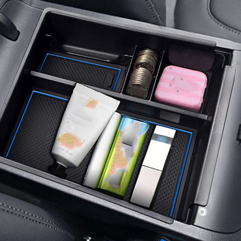 Central Armrest Box Storage Container For Hyundai Tucson Limited Hybrid 2022-23