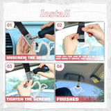 x xotic tech JDM Angel Wing Shaped Tsurikawa Subway Train Bus Handle Straps Drift Charm Rear Bumper Warning Loops Ring for Cars, SUV Interior Exterior Decoration