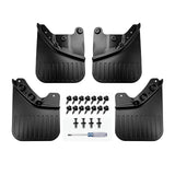 x xotic tech Mud Flaps Splash Guard Compatible with Toyota Tacoma 2024 2025 2026, No Drill Front & Rear Mudguards Fender Protector Set w/Hardware Pickup Truck Accessories(4PCS)