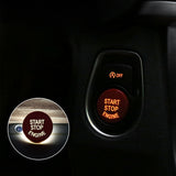 2x Red Engine Start/Stop Switch w/ OFF Button Cover Accessoriess For BMW F30 F31