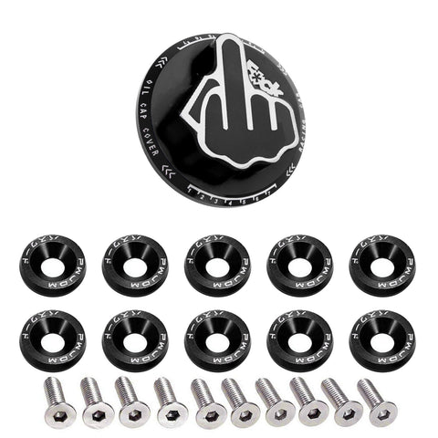 Select vehicle Picture 1 of 20  Middle Finger Oil Filter Tank Cap Valve+Engine Bay Dress Up Kit For Honda Acura