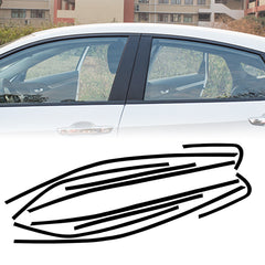 Window Trim Chrome Delete Blackout Overlay Pre-cut Genuine Vinyl KK For Toyota Camry 2018-2025 - Matte Black