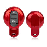x xotic tech ABS Key Fob Cover Case Shell Holder Protector Compatible with MINI Cooper 3rd Gen F55 F56 F57 F54 Clubman, Gen2 F60 Countryman Smart Key