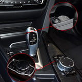 Crystal Cup Holder Coasters Multimedia Control Frame Cover For BMW 3 5 7 Series