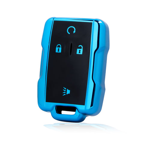 For Chevrolet Suburban GMC Yukon 4 Buttons Remote Key TPU Fob Cover Case Holder