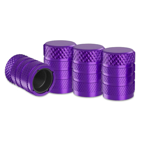 Xotic Tech 4pcs Tire Valve Stem Cover Caps Anodized Aluminum Alloy, Corrosion Resistant Leak-Proof Wheel Valve Cap Set Exterior Accessories, Universal for Cars Trucks Motorcycles SUVs and Bikes