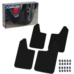 4PCS Front&Rear Black Universal Mud Flaps Splash Guards Fender Mudflap Mudguards