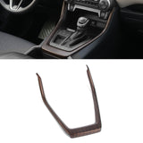 Wood Grain Center Console Gear Shift Cover Trim For Toyota RAV4 2019-2024