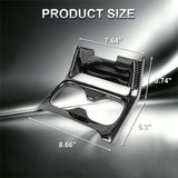 Wood/ Carbon Style Console Cup Holder Frame Trim Accessories For Honda CRV 23-up