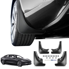 Mud Flaps Splash Guards Fender Accessories For Tesla Model 3 Highland 2024-2026