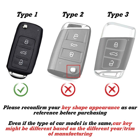 2X White TPU Full Cover Flip Remote Key Fob Cover For VW Tiguan Golf GTI Passat