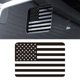 x xotic tech American Flag Rear Middle Window Decal, Back Center Sliding Window Glass US Flag Vinyl Sticker Exterior Accessories Compatible with Jeep Gladiator JT 2020-up Truck