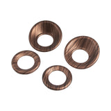 Peach Wood Grain Front Rear Audio Speaker Ring Cover Trim For Honda CR-V 17-2022