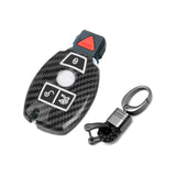 Full Seal Keyless Entry Key Protector+Keychain For Mercedes A C E G S CLA Class