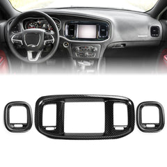 Dash Navigation Screen Air Vent Outlet Molding Cover For Dodge Charger 2015-23