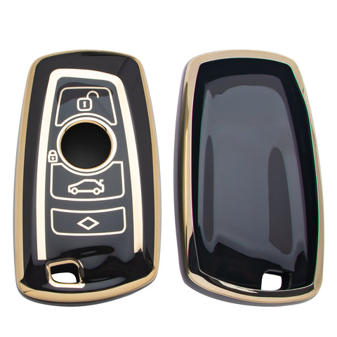 2X TPU Full Cover Smart Key Fob Cover For BMW 1 2 3 4 5 6 7 Series F20/F21