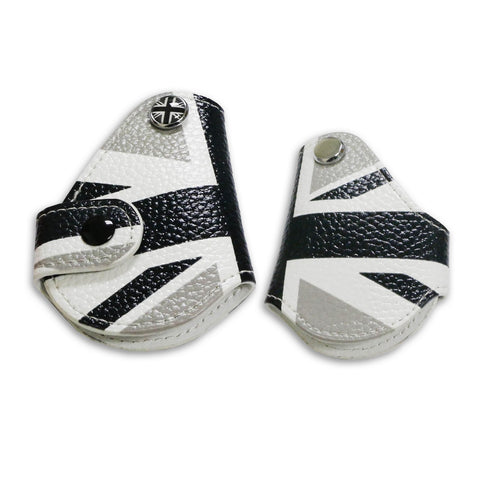 x xotic tech Union Jack UK Flag Style Key Fob Cover Holder Protector Compatible with MINI Cooper R55 R56 R57 R58 R59 R60 R61 F56 F55 F54 F57 F60 Smart Key