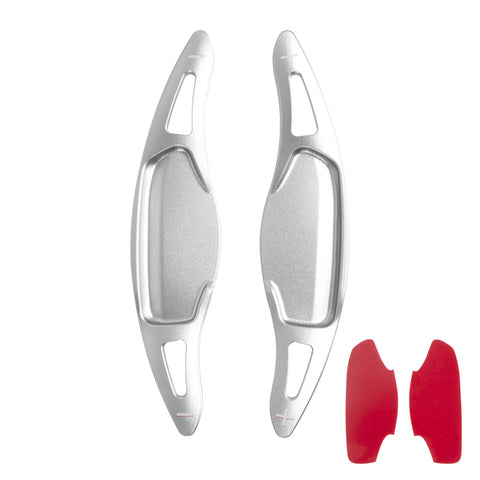 Silver Aluminum Paddle Shifter Extension Cover Kit For Kia Stinger 2018-2023