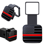 x xotic tech 2 Inch Universal American Flag Tow Hitch Covers, Trailer Hitch Cover Tube Plug Insert, Car Exterior Accessories, Receiver Tube Hitch Plug