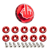 Select vehicle Picture 1 of 20  Middle Finger Oil Filter Tank Cap Valve+Engine Bay Dress Up Kit For Honda Acura