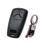 Carbon Fiber Texture Keyless Smart Key Fob Case For Audi A4 A5 S5 Q5 Q7 TT SQ5