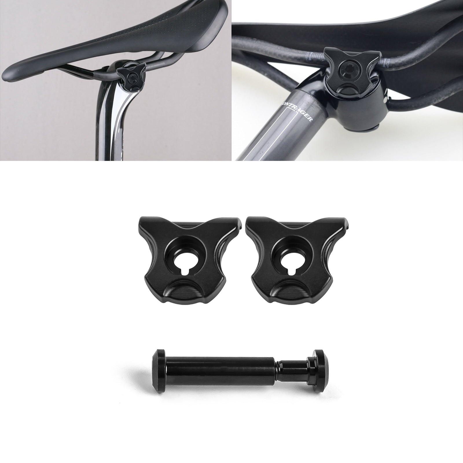 trek emonda sattelstütze Bike Seatpost Ear Clamp 7x10 Ti Bolt CARBON RAIL Compatible with TREK