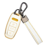 2X TPU Full Cover Smart Key Fob Cover For Audi A3 S3 S6 RS6 S7 2020-2022