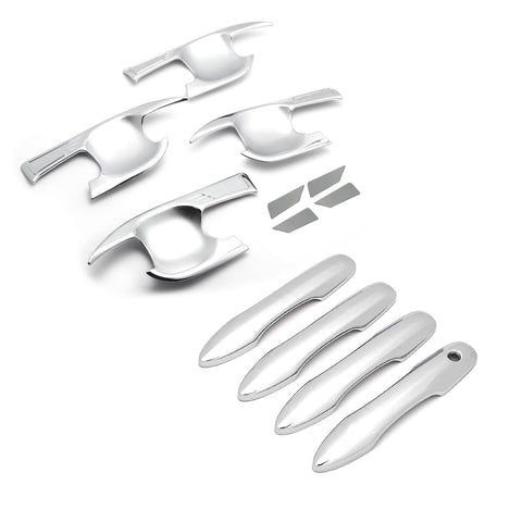 Chrome Exterior Door Handle Bowl Cover Trim Decor Kit For Toyota Camry 2018-2026