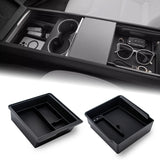 Center Console Armrest Organizer Tray Kit for Tesla Model 3 Y 2025+ Accessories