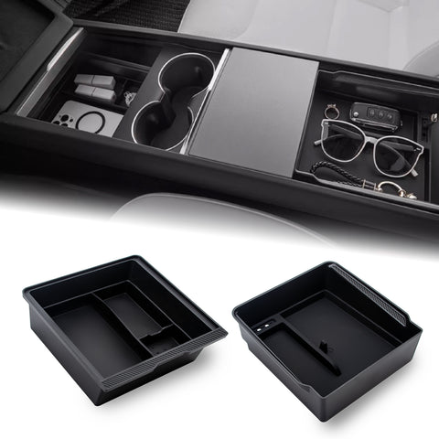 Center Console Armrest Organizer Tray Kit for Tesla Model 3 Y 2025+ Accessories