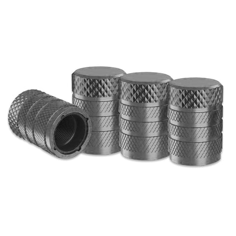 Xotic Tech 4pcs Tire Valve Stem Cover Caps Anodized Aluminum Alloy, Corrosion Resistant Leak-Proof Wheel Valve Cap Set Exterior Accessories, Universal for Cars Trucks Motorcycles SUVs and Bikes
