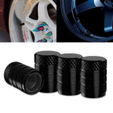 Xotic Tech 4pcs Tire Valve Stem Cover Caps Anodized Aluminum Alloy, Corrosion Resistant Leak-Proof Wheel Valve Cap Set Exterior Accessories, Universal for Cars Trucks Motorcycles SUVs and Bikes
