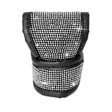 Bling Rhinestone Leather Auto Gear Shift Knob Protective Cover Universal Fit