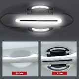 Auto Door Open Handle Bowl Warning Reflective Night Safety Stickers Decoration