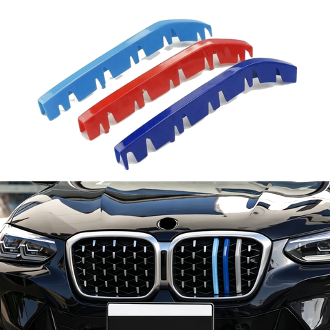 7-Beams Front Kidney Grill Buckle Trim Decortion Clip For BMW X4 G02 LCI 22-2025