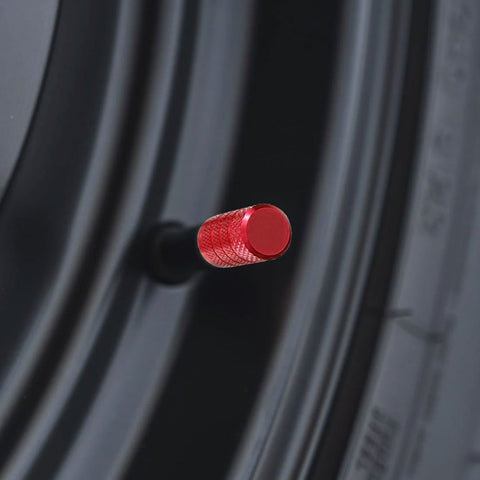 Xotic Tech 4pcs Tire Valve Stem Cover Caps Anodized Aluminum Alloy, Corrosion Resistant Leak-Proof Wheel Valve Cap Set Exterior Accessories, Universal for Cars Trucks Motorcycles SUVs and Bikes