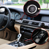 Cute Bling Car Cup Holder Coasters Engine Start Button Ring Cover Decoration