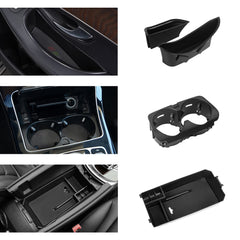 Console Armrest Front Door Storage Organizer Cup Holder For Benz C Class 2015-21