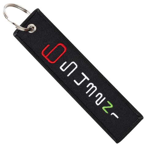 x xotic tech Keychain Tag with Key Ring for Motorcycles, ATV utv, Cars, Backpack, Keys Tag Lock Luggage Scooters Embroidered Accessory