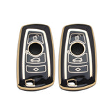 2X TPU Full Cover Smart Key Fob Cover For BMW 1 2 3 4 5 6 7 Series F20/F21