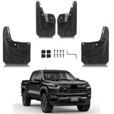 x xotic tech Mud Flaps Splash Guard Compatible with Chevrolet Colorado Z71/WT/LT 2023 2024 2025 2026 Front & Rear Mudguards Fender Flare Dirt Slush Trap Protector Set Pickup Truck Accessories(4PCS)
